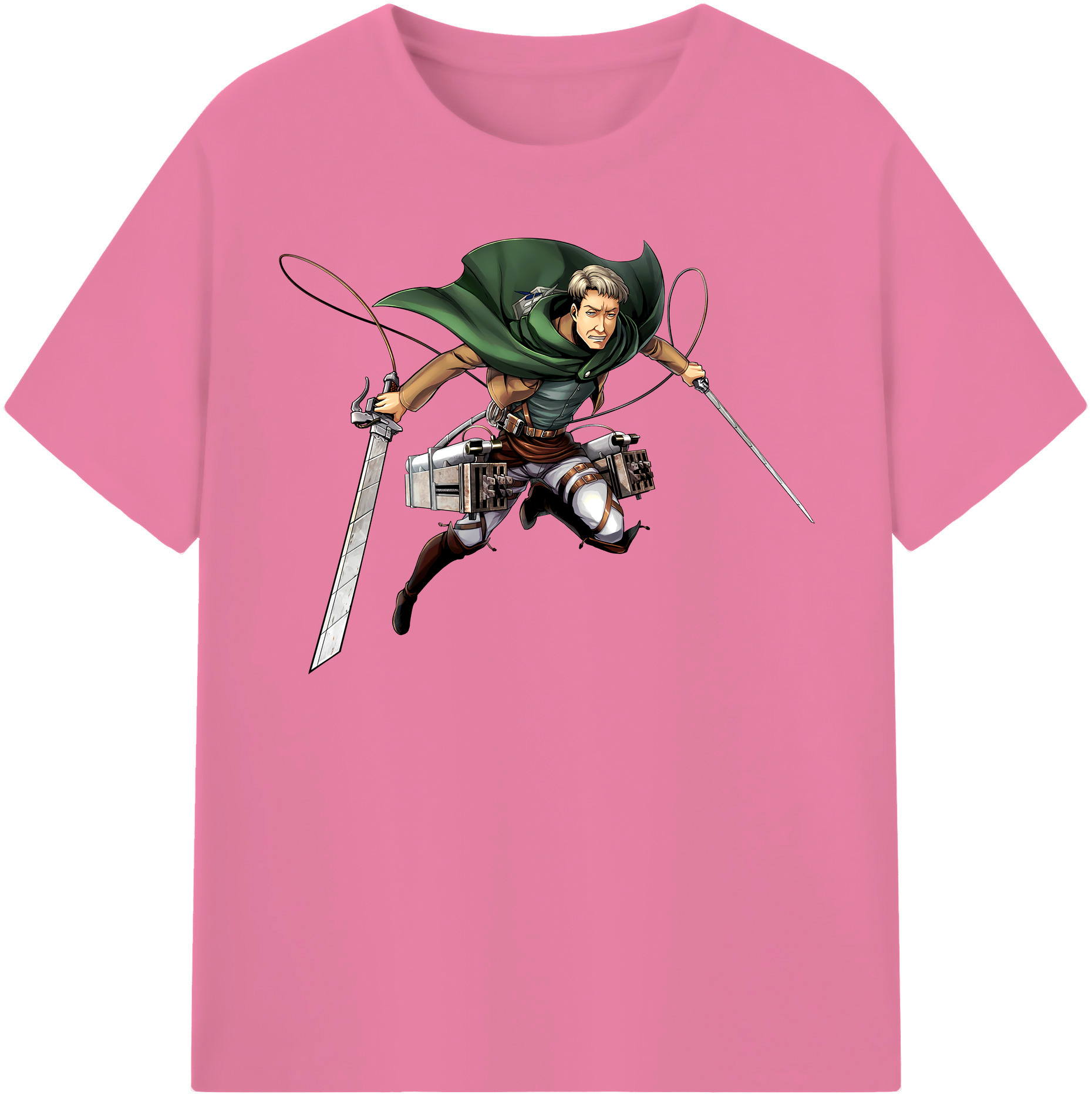 （画像用） 進撃の巨人 Attack on Titan 綿100％半袖Tシャツ（フロントプリント）